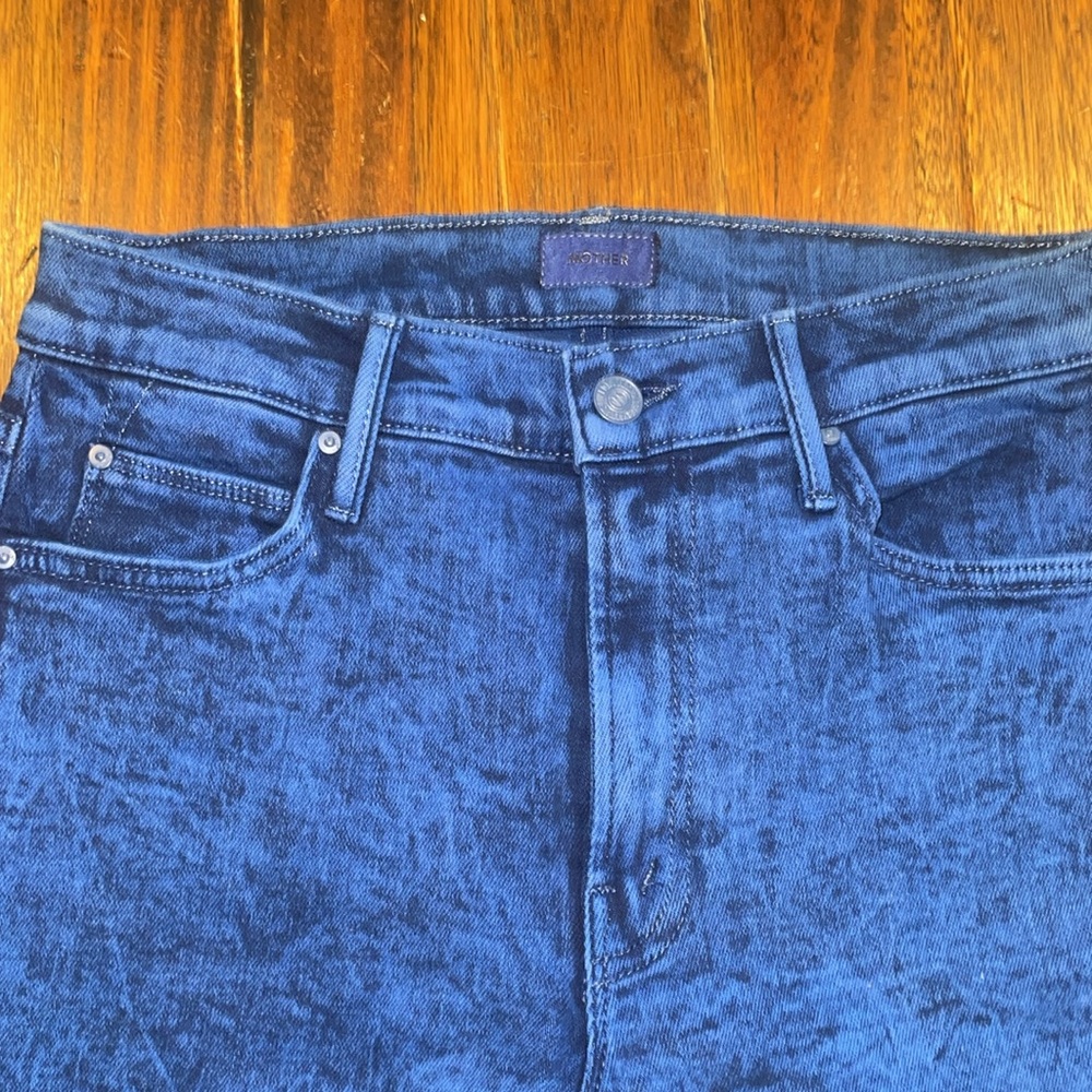 NWOT MOTHER DENIM The Rascal Ankle Fray, Love on the Rocks, Size 28 - Picture 7 of 15